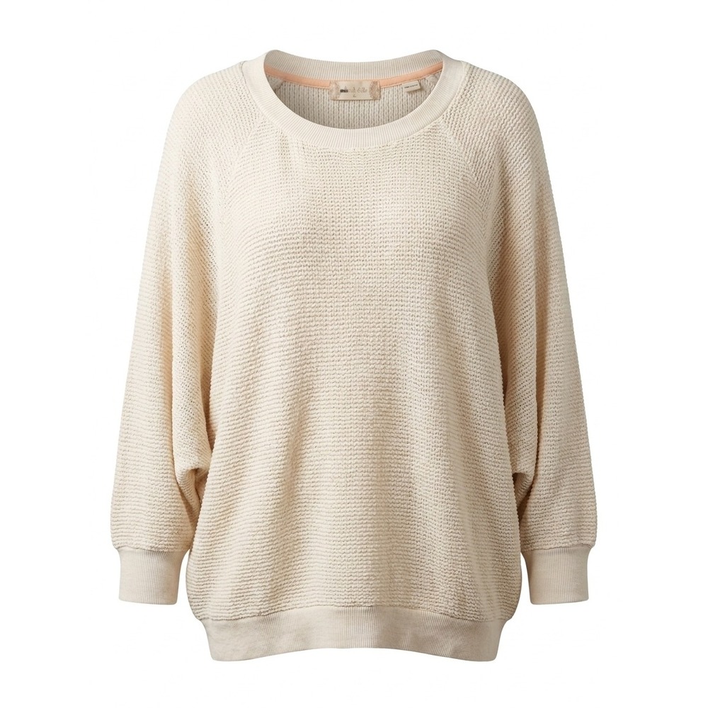 Altar'd State Sweater XL Cream Dolman Sleeve Lightweight Knit Oversized Batwing